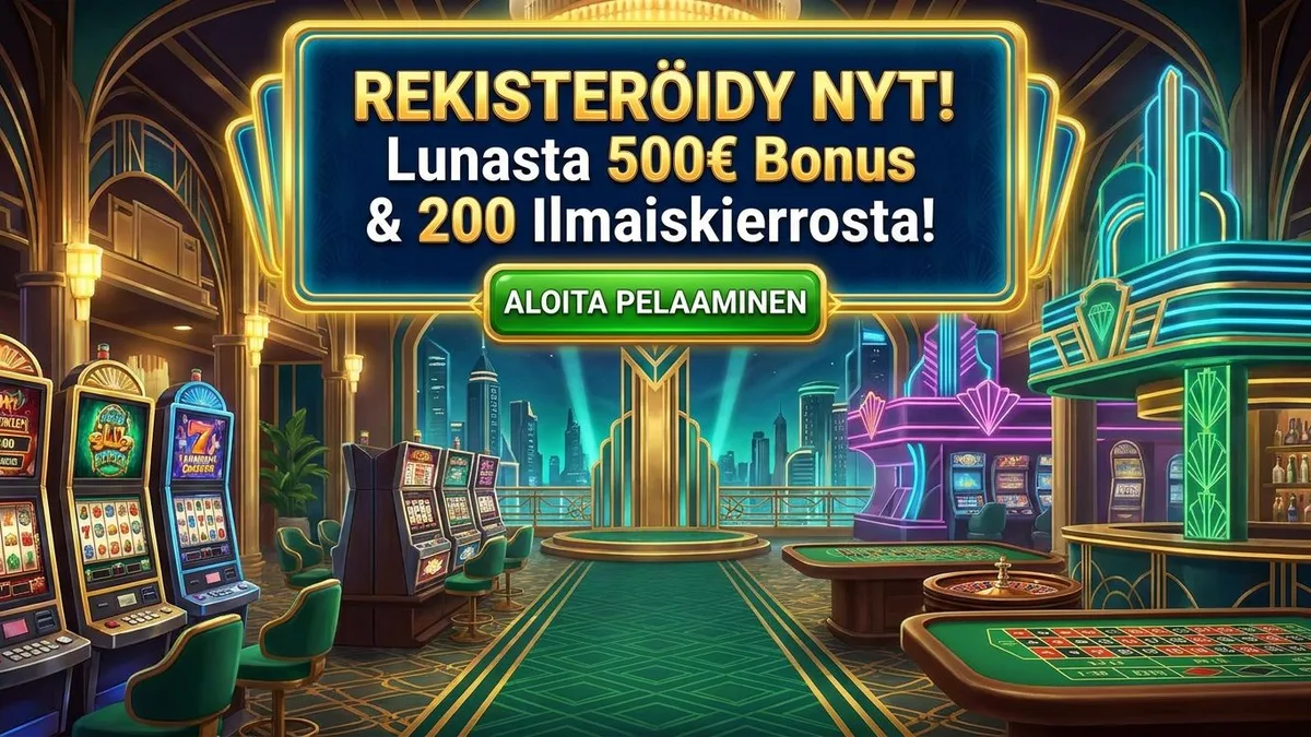 Rekisteröidy bonuksen kanssa